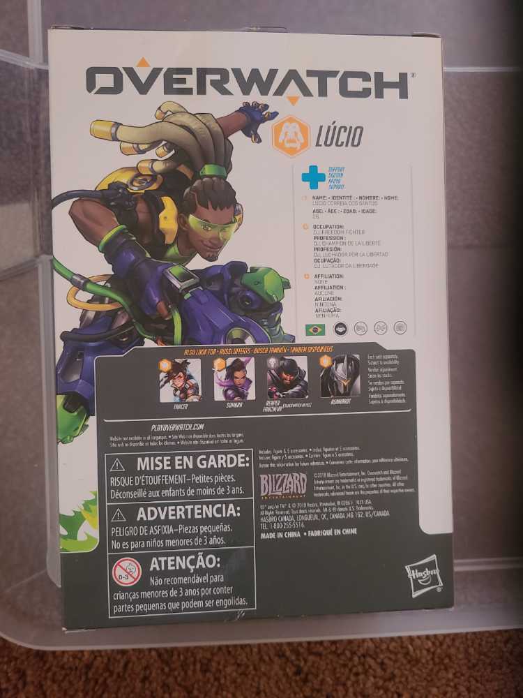 Blizzard Entertainment Overwatch Ultimates Series - Lucio - Hasbro (Overwatch Ultimates Series) action figure collectible [Barcode 630509819898] - Main Image 4