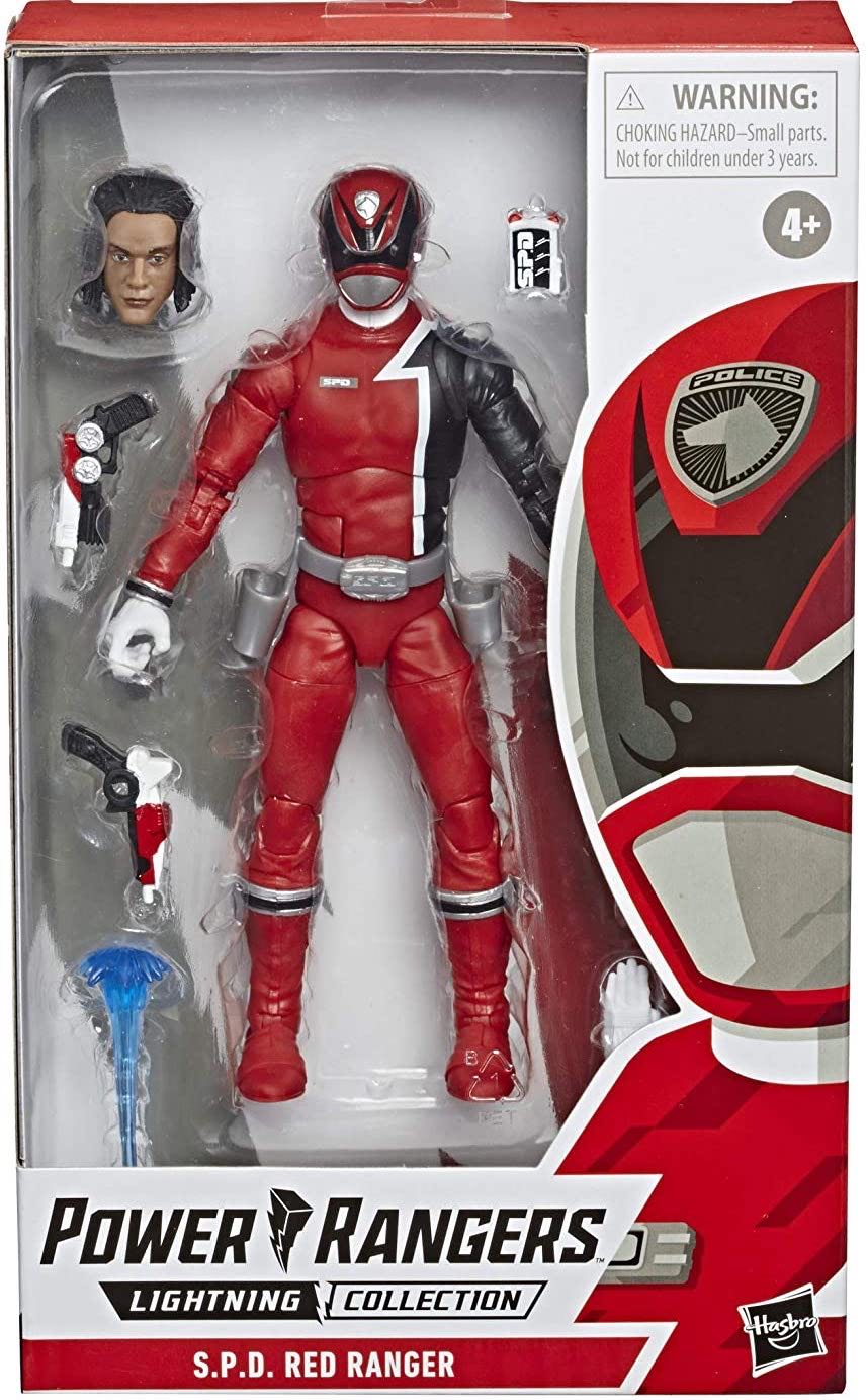 Power Rangers: S.P.D. - Red Ranger - Hasbro (Power Rangers Lightning Collection) action figure collectible [Barcode 630509905256] - Main Image 3