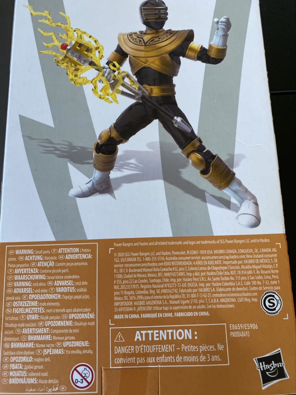 Zeo Gold Ranger (Trey of Triforia) - Hasbro (Power Rangers Lightning Collection) action figure collectible [Barcode 630509936038] - Main Image 2