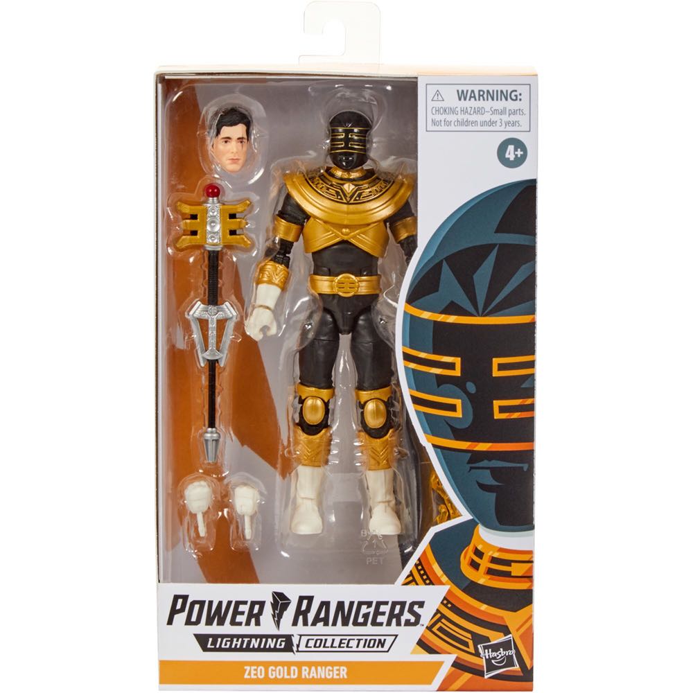 Zeo Gold Ranger (Trey of Triforia) - Hasbro (Power Rangers Lightning Collection) action figure collectible [Barcode 630509936038] - Main Image 4