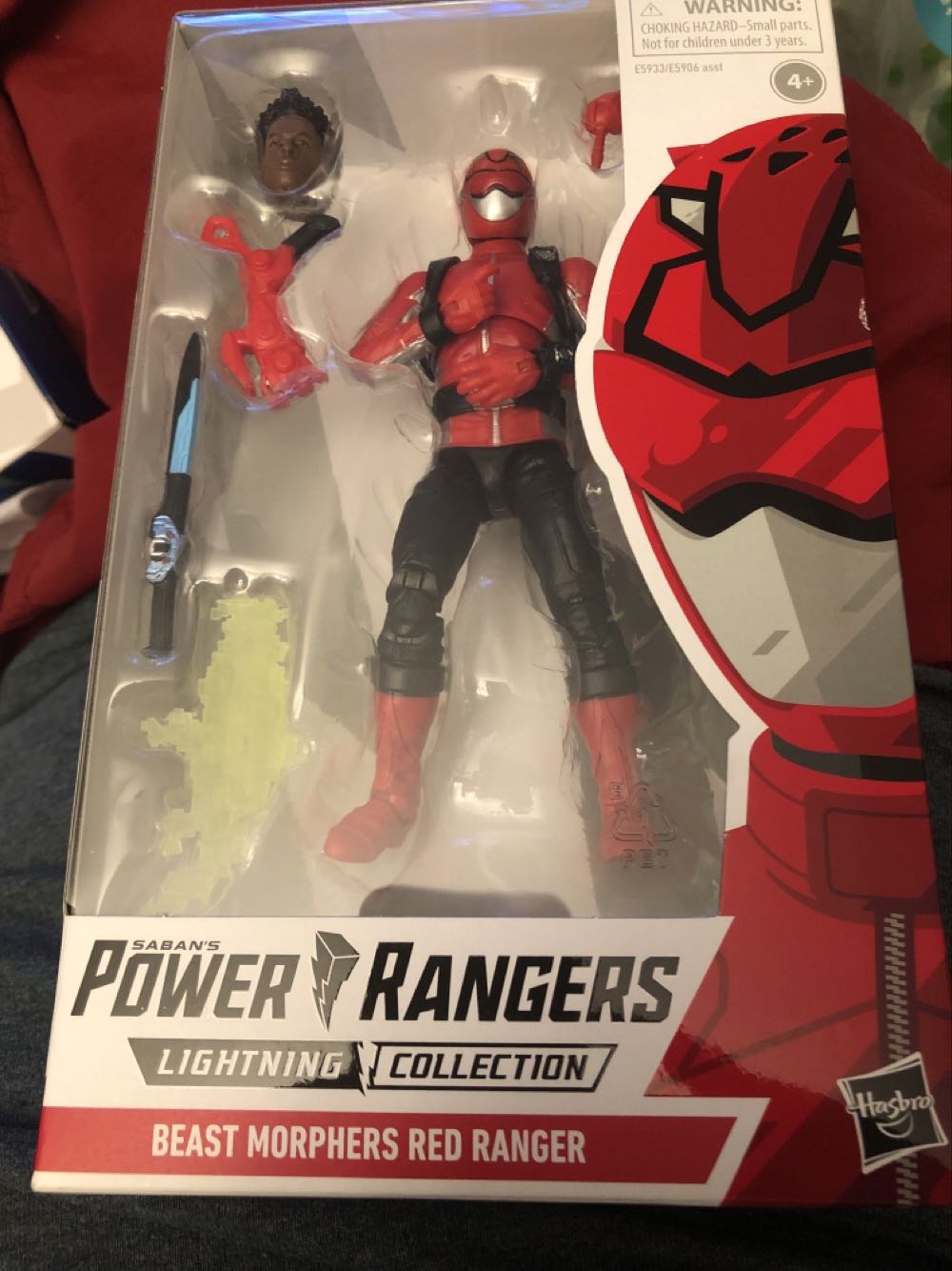 Beast Morphers Red Ranger - Hasbro (Power Rangers: Lightning Collection) action figure collectible [Barcode 630509829446] - Main Image 3
