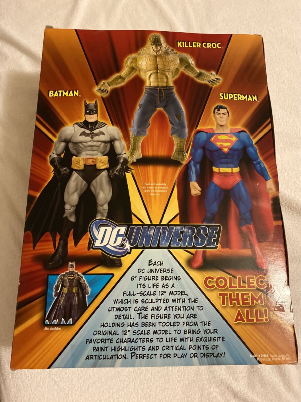 Superman 12” Figure - DC Mattel (DC Universe) action figure collectible [Barcode 027084608939] - Main Image 2