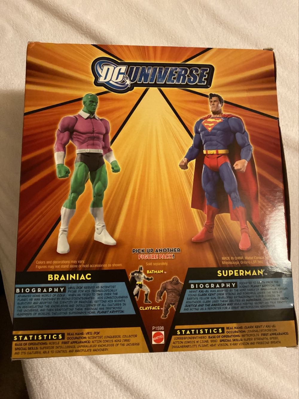 Brainiac Only DCUC 2-Pack Superman Vs. Brainiac - Mattel (DC Universe Classics) action figure collectible [Barcode 027084727869] - Main Image 2