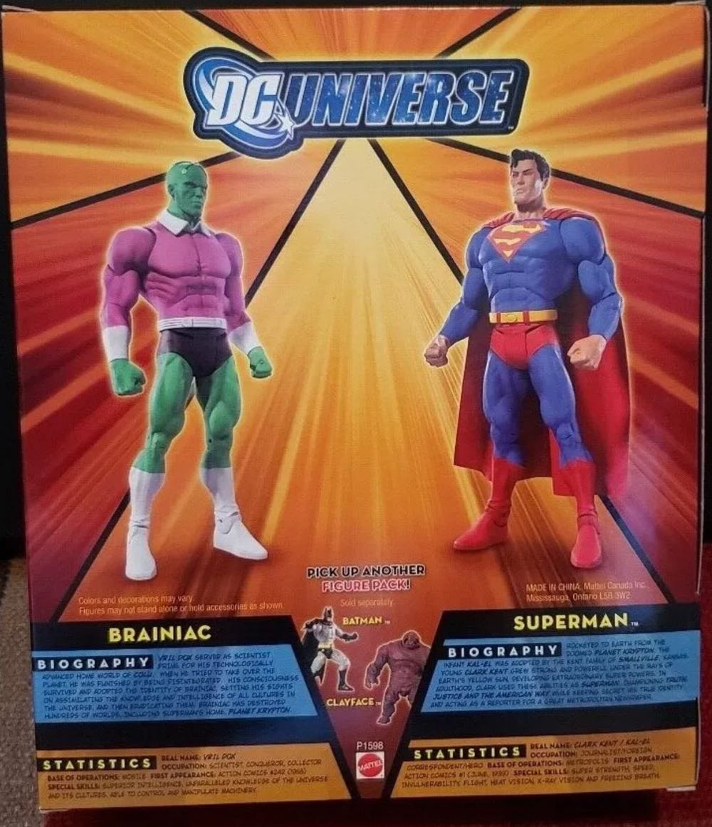 Brainiac Only DCUC 2-Pack Superman Vs. Brainiac - Mattel (DC Universe Classics) action figure collectible [Barcode 027084727869] - Main Image 4