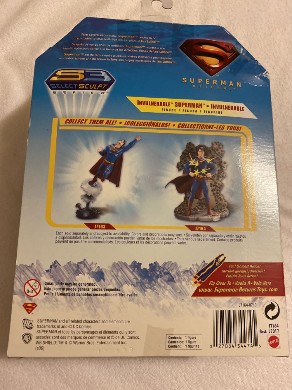 Superman Returns - DC Mattel (Superman) action figure collectible [Barcode 027084344745] - Main Image 2