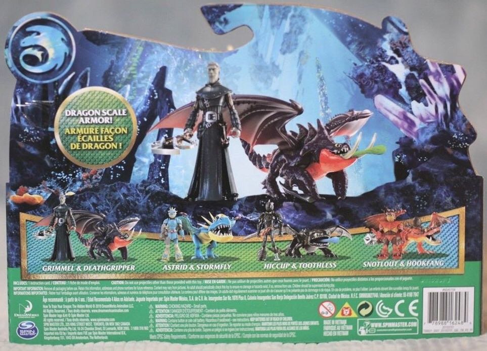 Grimmel & Deathgripper - Spin Master (How to Train Your Dragon: 3”) action figure collectible [Barcode 778988162484] - Main Image 2