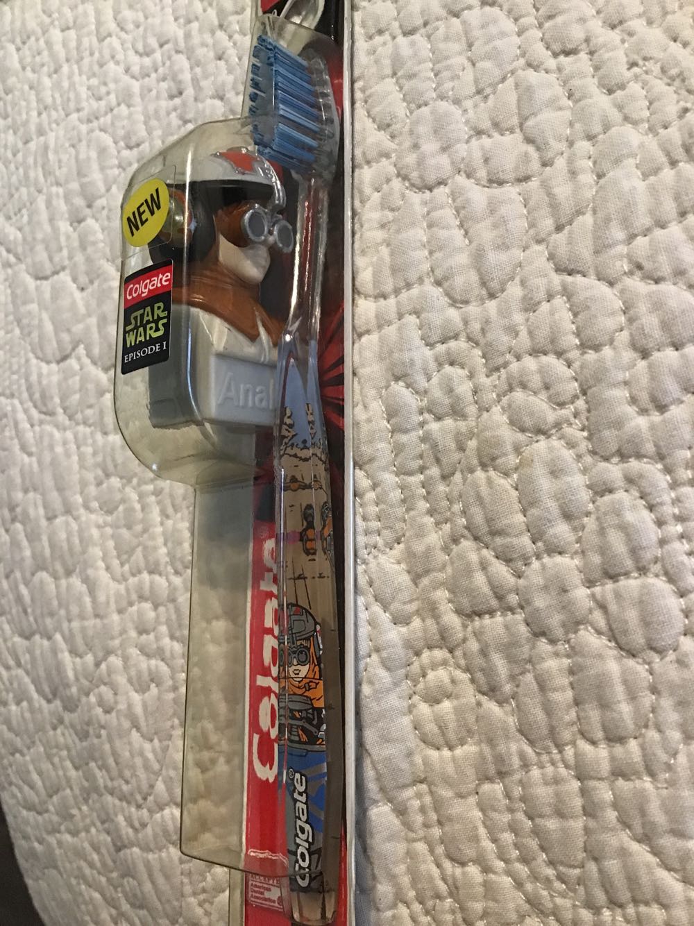 Star Wars Episode 1 Tooth Brush - Colgate action figure collectible [Barcode 035000560070] - Main Image 3