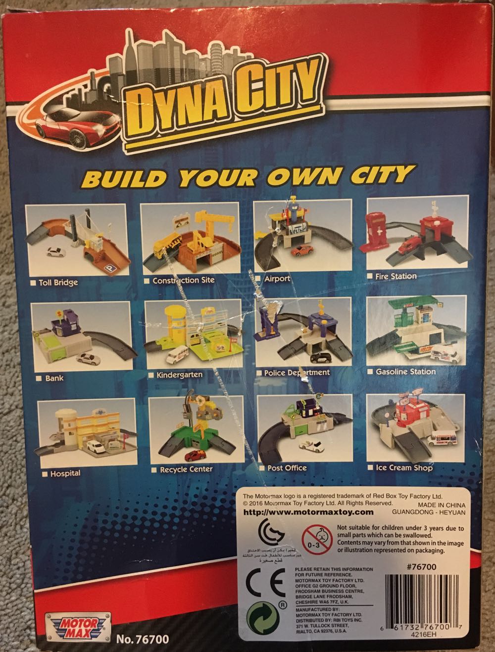 Gasoline Station - Motor Max (Dyna City) action figure collectible [Barcode 661732767007] - Main Image 2