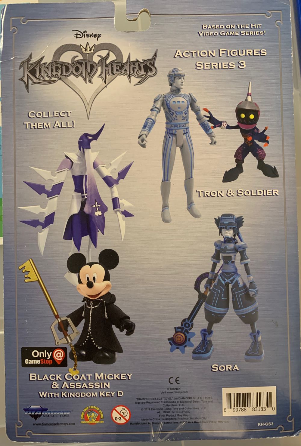 Tron & Soldier - Diamond Select Toys (Disney Kingdom Hearts) action figure collectible [Barcode 699788831830] - Main Image 2