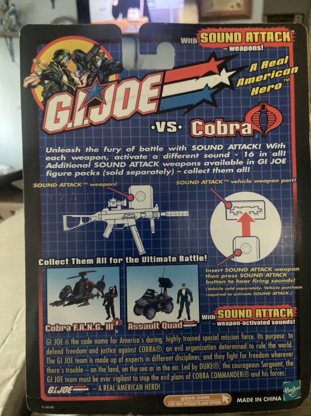 Snake Eyes Vs Cobra Commander - Hasbro (G.I. Joe - A Real American Hero) action figure collectible [Barcode 076930532287] - Main Image 2