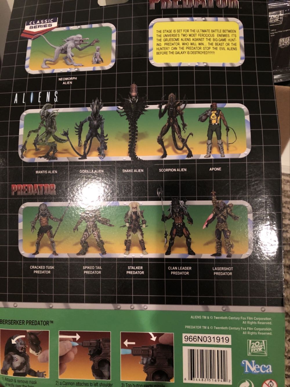 Kenner Berserker Predator - Neca (Predator) action figure collectible [Barcode 634482516942] - Main Image 2