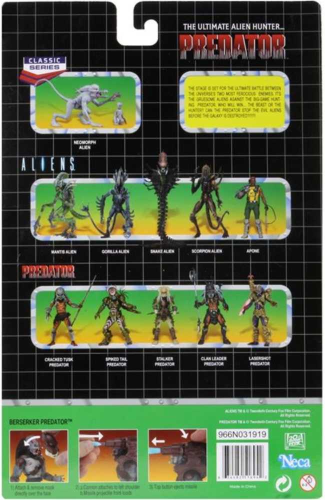 Kenner Berserker Predator - Neca (Predator) action figure collectible [Barcode 634482516942] - Main Image 3
