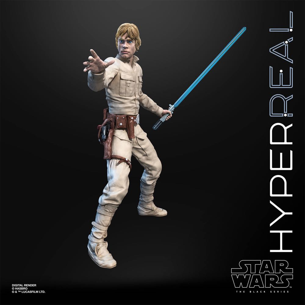 Black Series Hyperreal Luke Skywalker (Bespin) Figure Star Wars ESB - Hasbro (Star Wars - The Black Series (Hyperreal)) action figure collectible [Barcode 630509873999] - Main Image 3