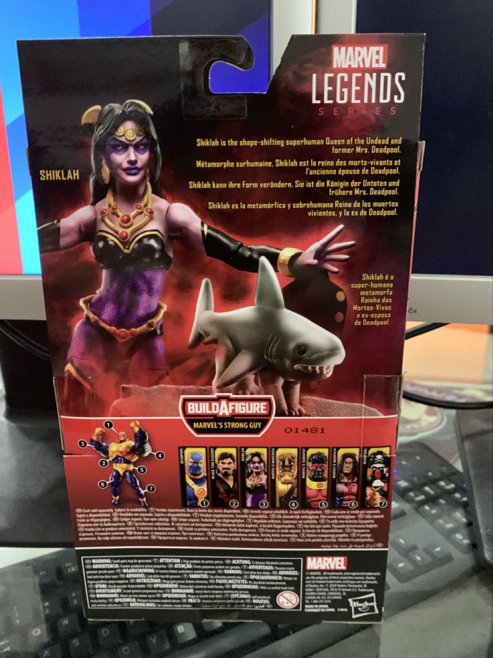 Shiklah - Hasbro (Legends) (Marvel Legends - Strong Guy) action figure collectible [Barcode 5010993697083] - Main Image 2