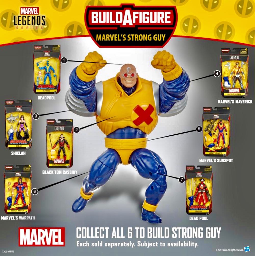 Sunspot - Hasbro (Marvel Legends - Strong Guy) action figure collectible [Barcode 5010993697090] - Main Image 3