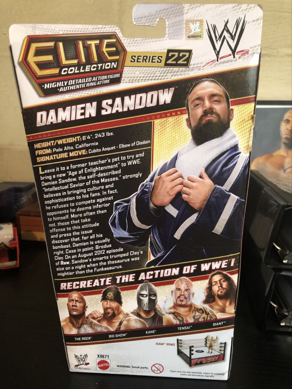 WWE - Damien Sandow Elite - Mattel Wwe (WWE Elite Collection 22) action figure collectible [Barcode 746775181857] - Main Image 2