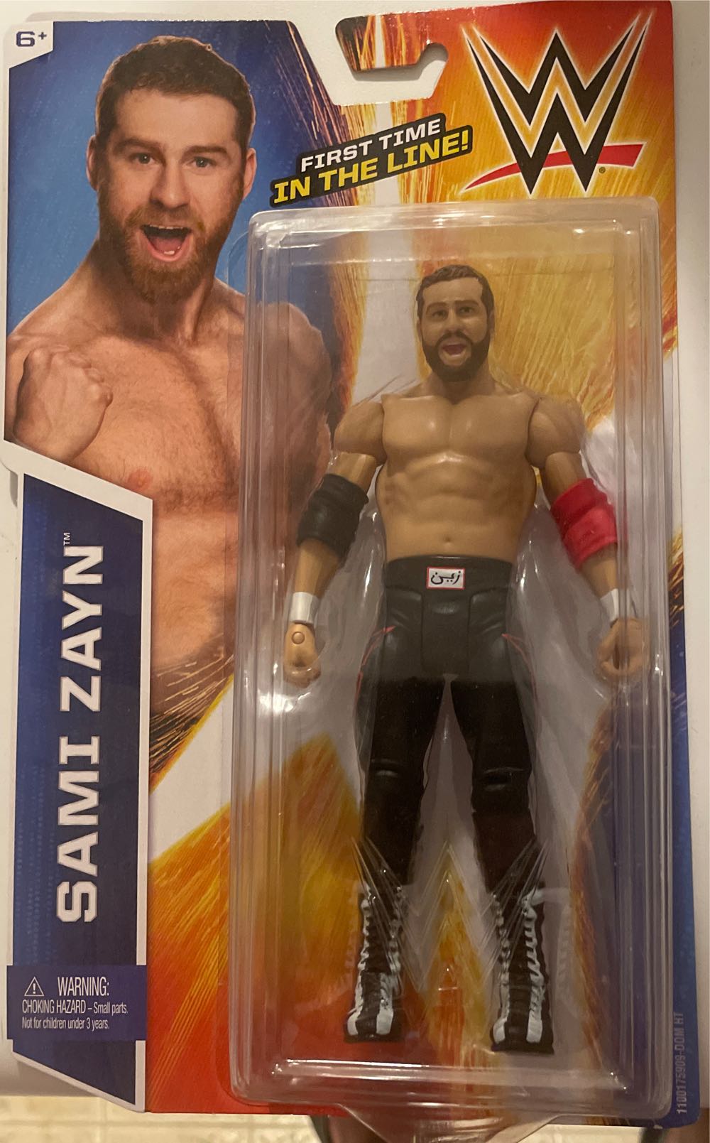 Sami Zayn WWE (Basic) - Mattel Wwe (Wwe Basic) action figure collectible [Barcode 887961092417] - Main Image 3