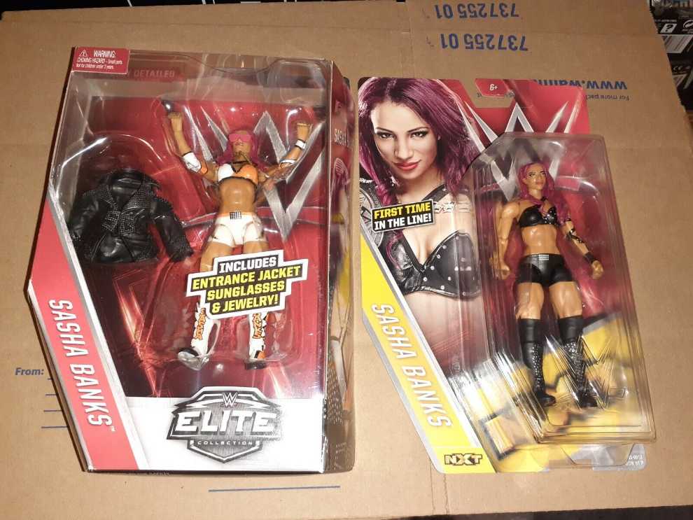 WWE Mattel Basic Series 59: Sasha Banks - Mattel Wwe (WWE Mattel Basic Series 59) action figure collectible [Barcode 887961229462] - Main Image 4