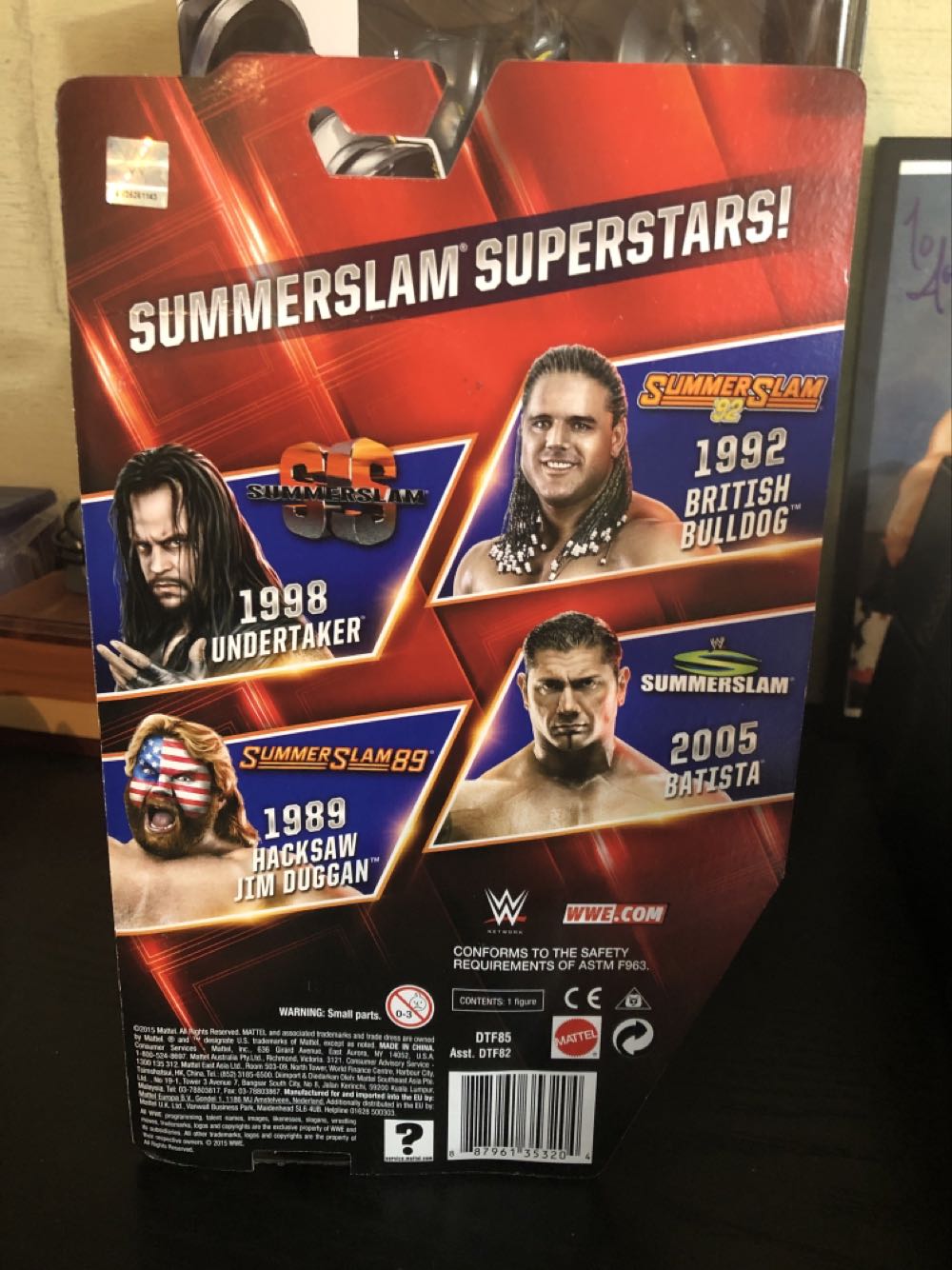 WWE Mattel Basic SummerSlam 2015 Series Batista (2005) - Mattel (Wwe Basic SummerSlam) action figure collectible [Barcode 887961353204] - Main Image 2