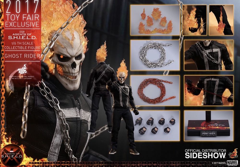 Ghost Rider - Hot Toys (Agents Of S.H.I.E.L.D.) action figure collectible - Main Image 1