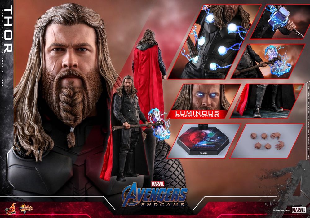 Thor - Hot Toys (Avengers Endgame) action figure collectible - Main Image 1