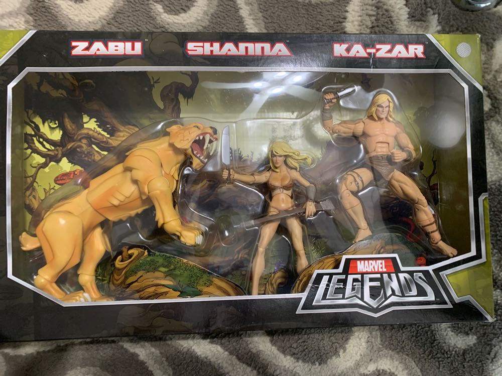 Savage Land ( Ka-Zar, Zabu, Shanna), The - Hasbro (Marvel Legends The Savage Land) action figure collectible [Barcode 653569343462] - Main Image 3