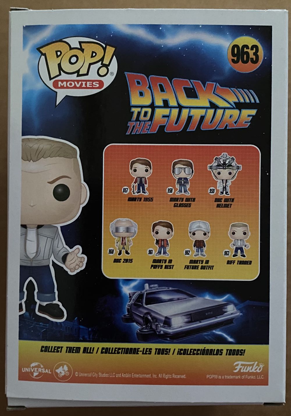Pop! Movies (BTTF): #963 Biff Tannen - Funko (Back To The Future) action figure collectible [Barcode 889698485159] - Main Image 3
