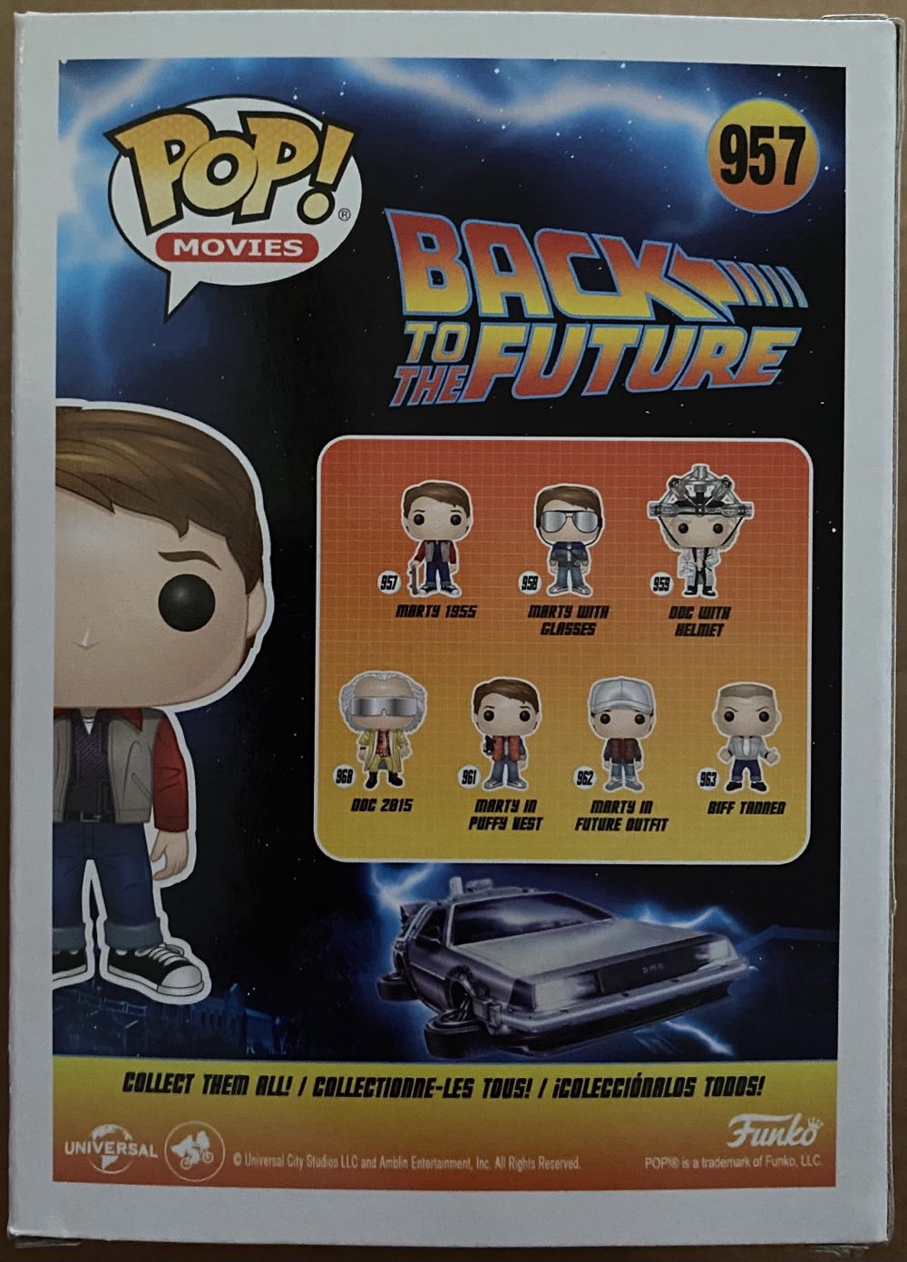 Pop! Movies (BTTF): #957 Marty 1955 - Funko (Back To The Future) action figure collectible [Barcode 889698469135] - Main Image 3