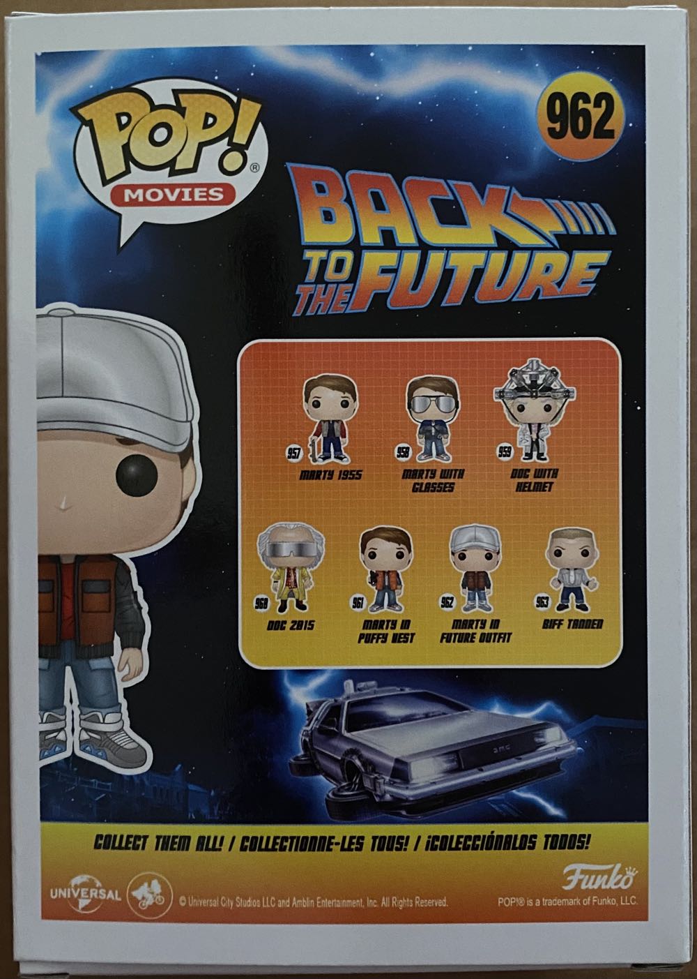 Pop! Movies (BTTF): #962 Marty In Future Outfit - Funko (Back To The Future) action figure collectible [Barcode 889698487078] - Main Image 3
