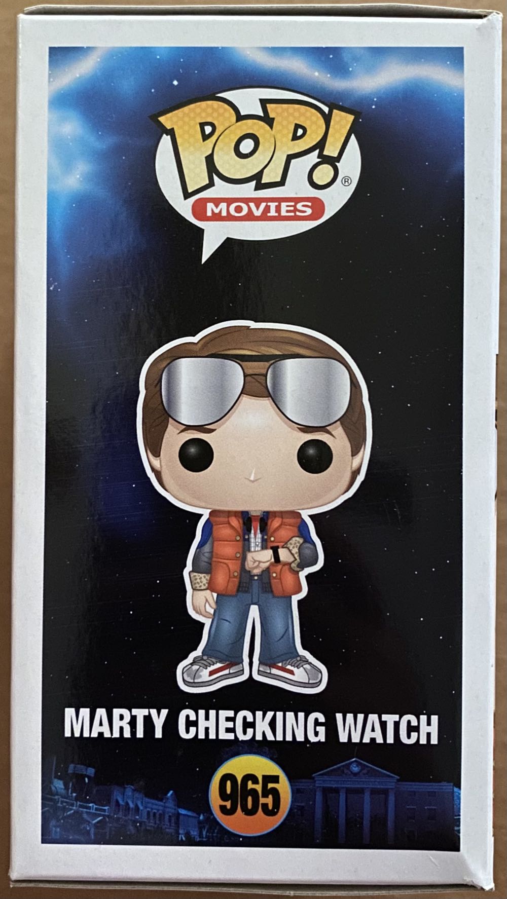 Pop! Movies (BTTF): #965 Marty Checking Watch - Funko (Back To The Future) action figure collectible [Barcode 889698489072] - Main Image 2
