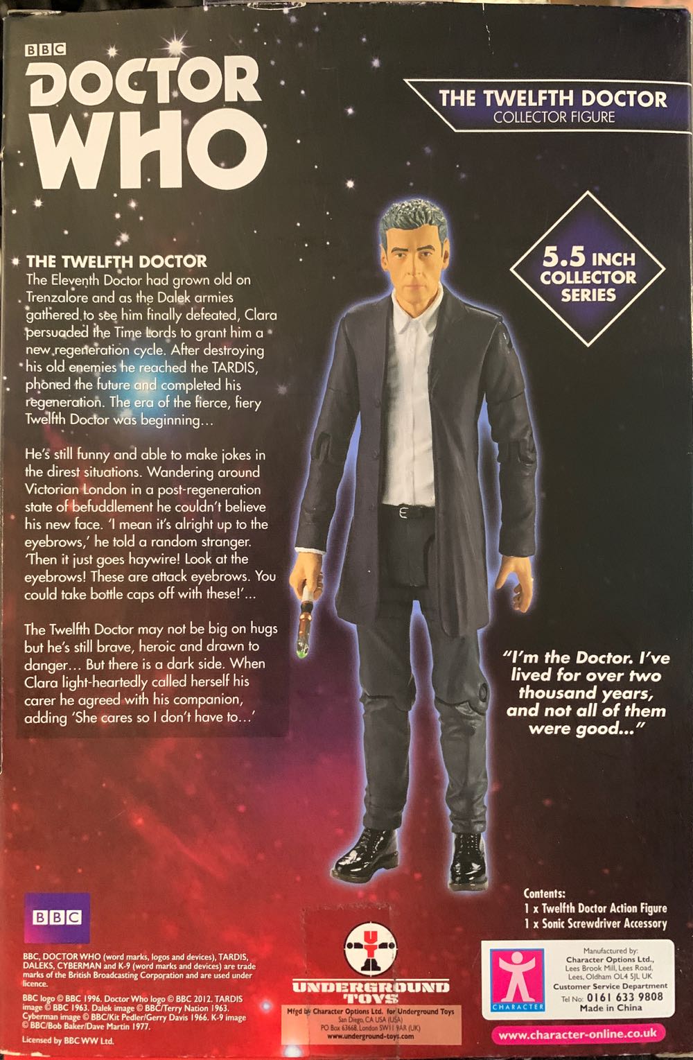 BBC Doctor Who: The Twelfth Doctor - Character Options (Doctor Who) action figure collectible [Barcode 882041025637] - Main Image 2