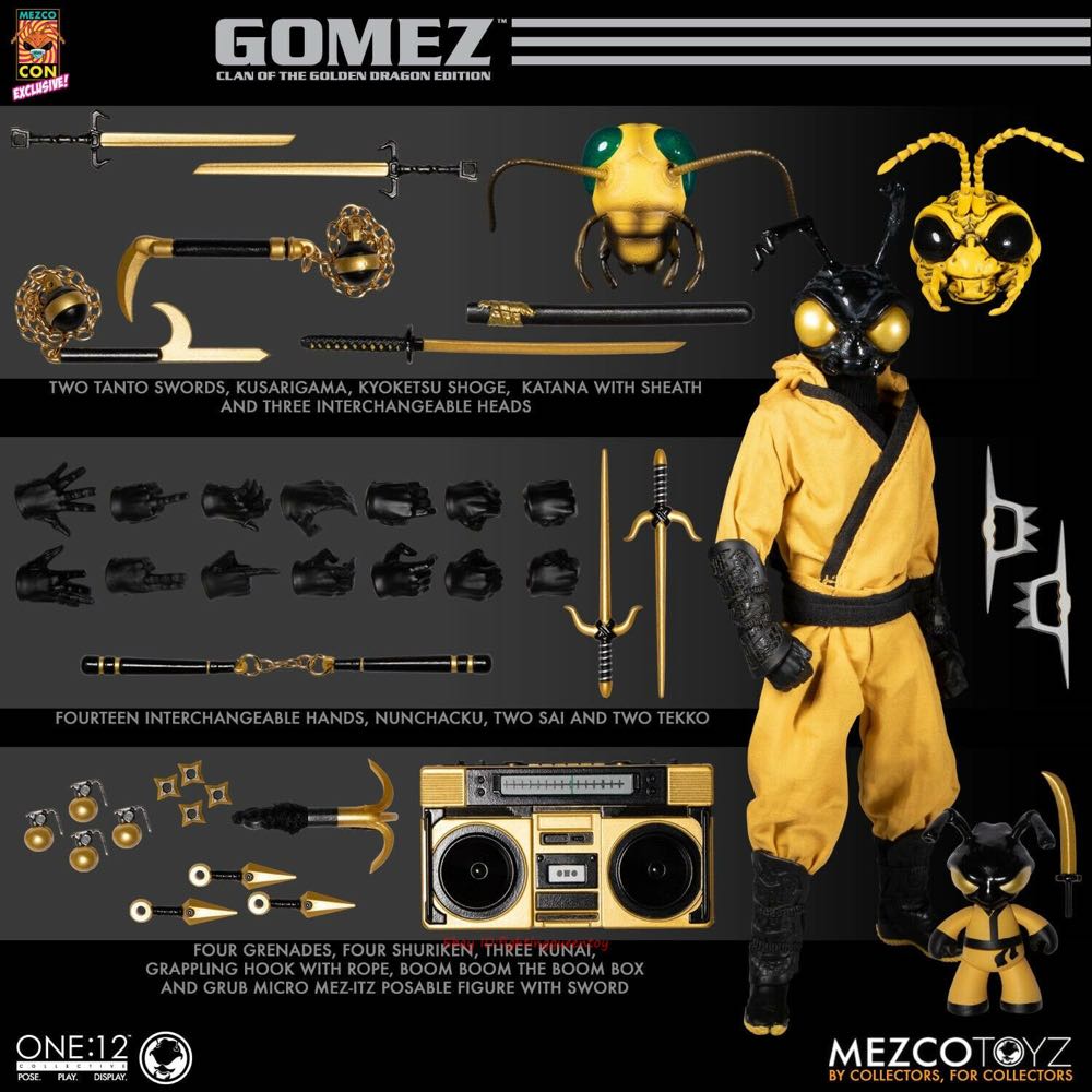 Gomez: Clan Of Golden Dragon - Mezco Toyz (Gomezverse) action figure collectible - Main Image 4