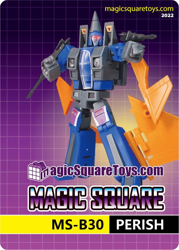 Jet Fighter Team 3-Pack: Assault (Thrust), Engine (Ramjet) & Perish (Dirge) - Magic Square (The Transformers) action figure collectible - Main Image 3