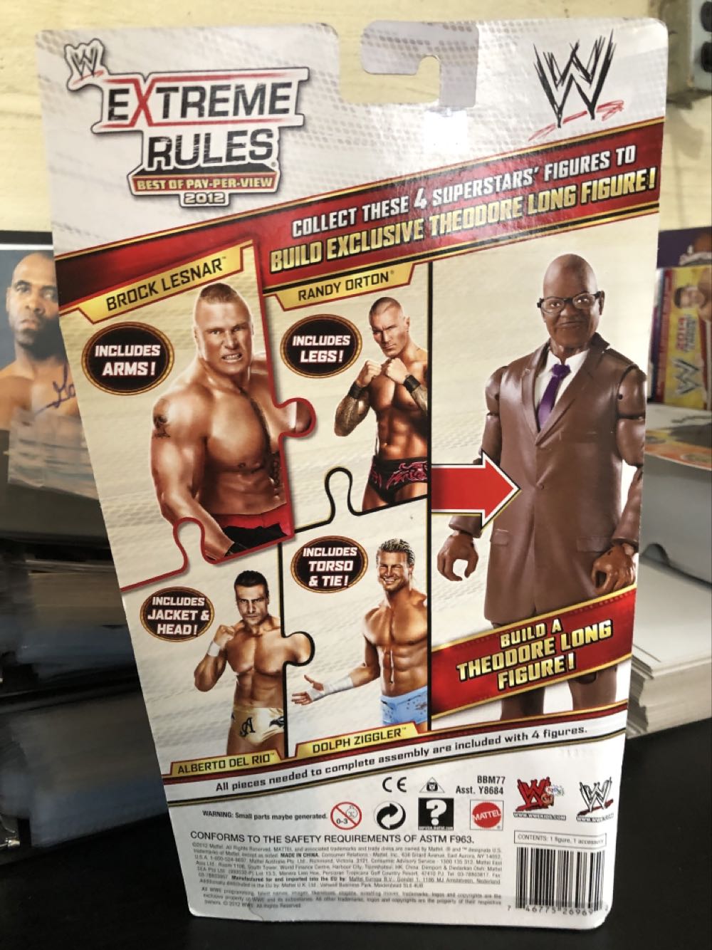 Brock Lesnar - Mattel (Wwe Extreme Rules) action figure collectible [Barcode 746775269692] - Main Image 2