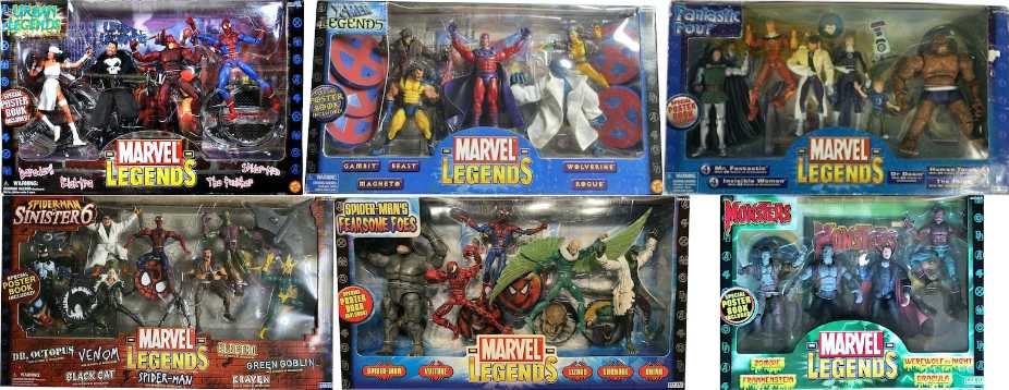 Toybiz Marvel Legends X-Men Legends Boxed Set - ToyBiz - Marvel (Marvel Legends Boxed Set) action figure collectible [Barcode 086892703984] - Main Image 4