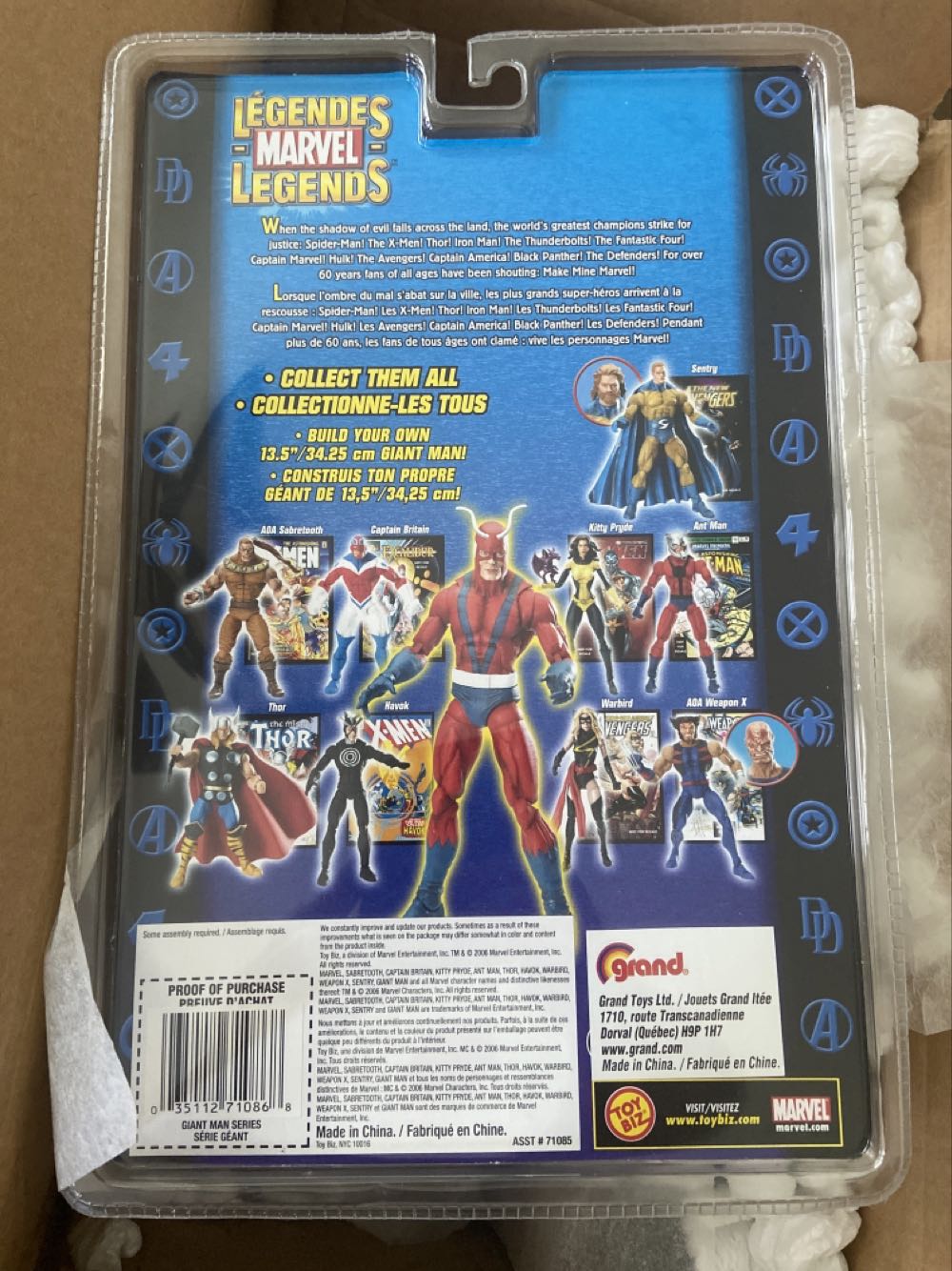 Havok - ToyBiz - Marvel (Marvel: Legends: 6”) action figure collectible [Barcode 035112710868] - Main Image 2