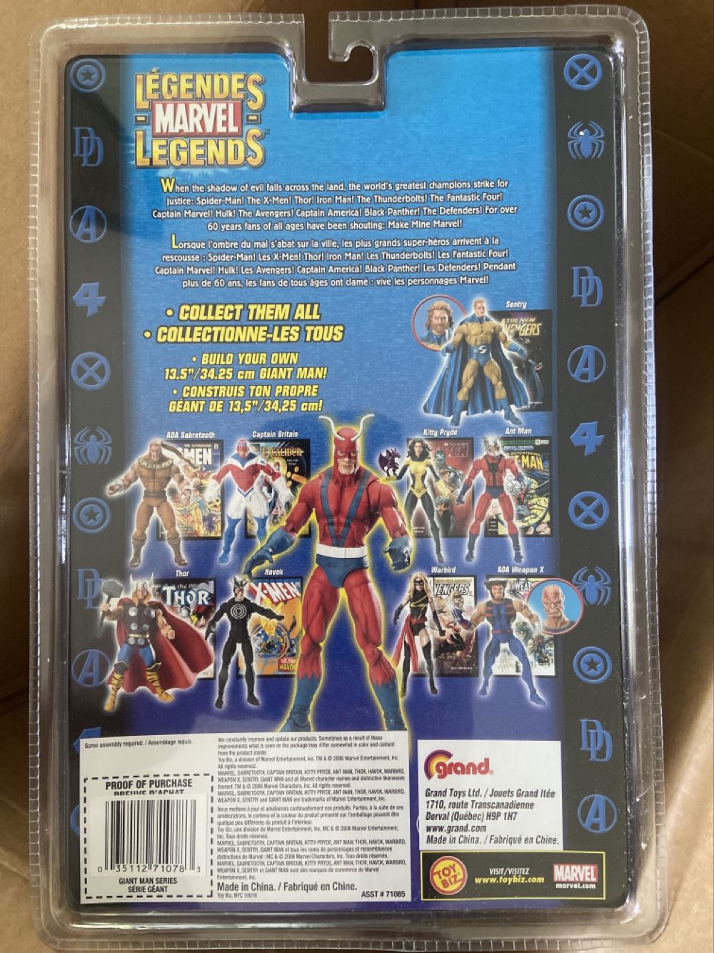 Warbird - ToyBiz - Marvel (Marvel: Legends: 6”) action figure collectible [Barcode 035112710783] - Main Image 2