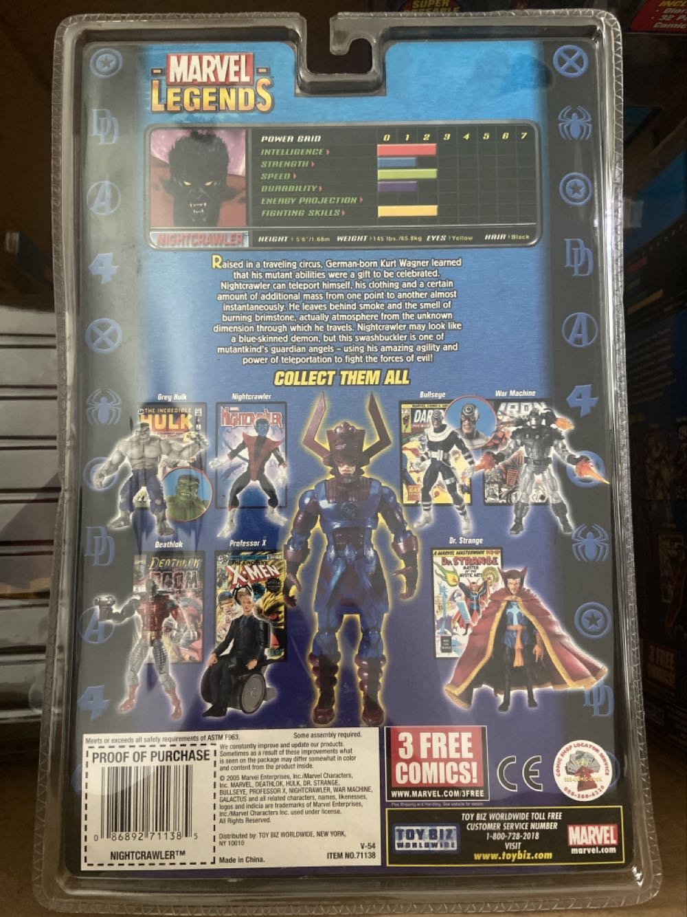 Nightcrawler - Marvel Legends (Marvel (X-men)) action figure collectible [Barcode 086892711385] - Main Image 2
