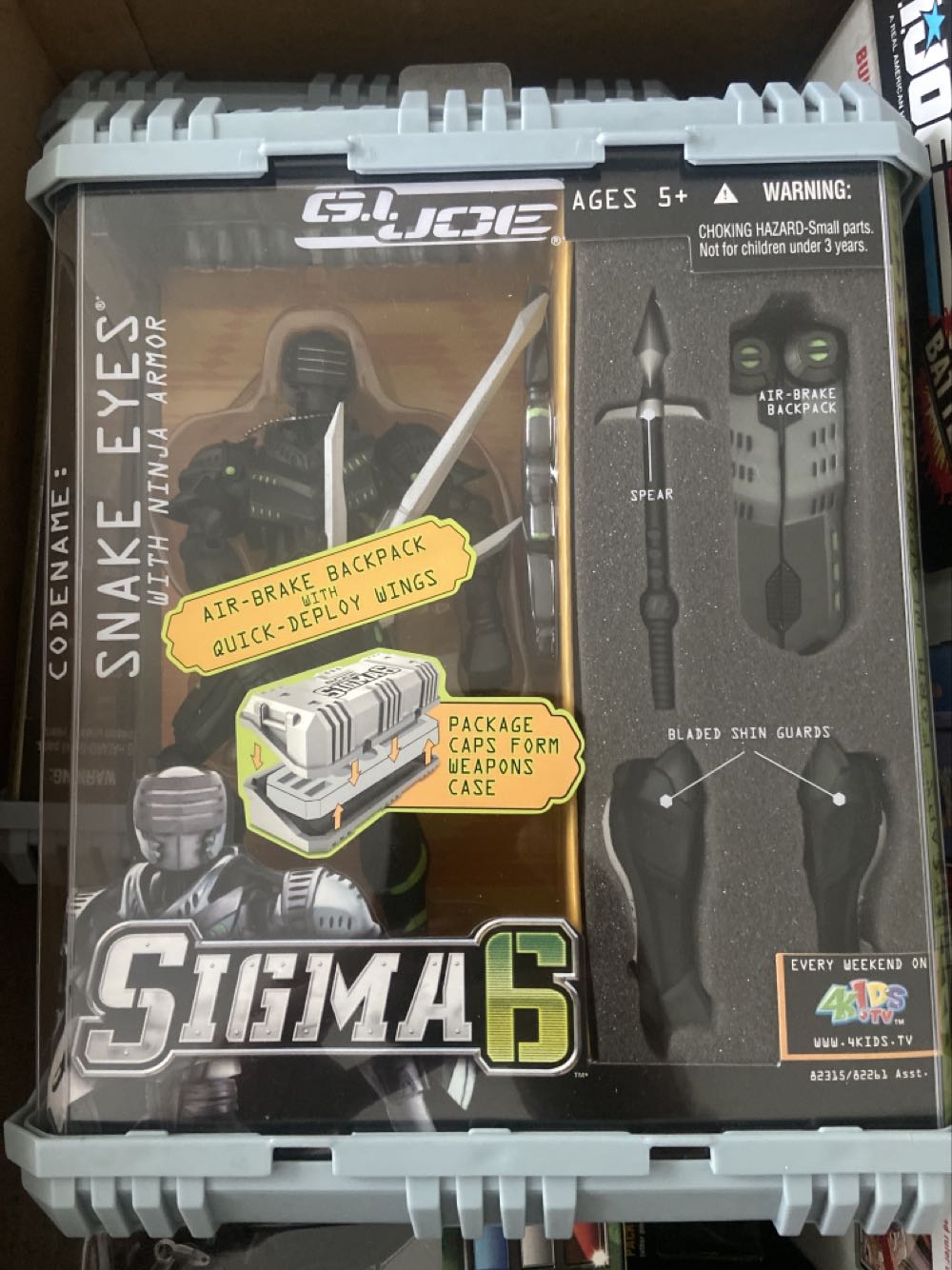 G.I. Joe - Snake Eyes (Sigma6) - Hasbro (G.I. Joe - Sigma6) action figure collectible [Barcode 653569132554] - Main Image 1