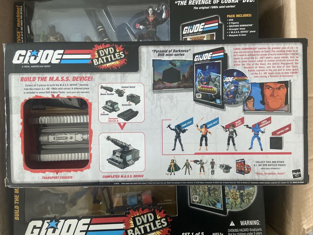 M.A.S.S. Device Set 4 of 5 - Hasbro (G.I. Joe - Boxed Set) action figure collectible [Barcode 653569335603] - Main Image 2