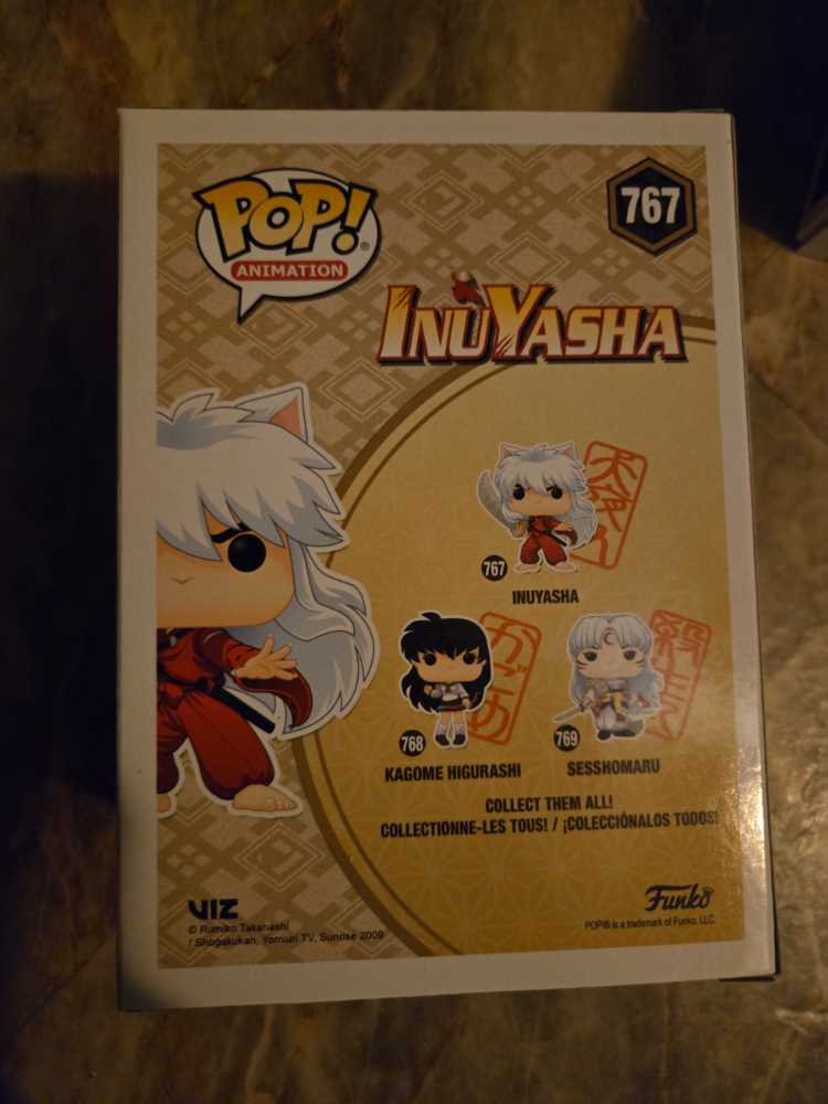 Funko Pop! Inuyasha - Inuyasha Signed Hidetoshi Omori - Funko (Anime/Inuyasha) action figure collectible [Barcode 889698469180] - Main Image 2
