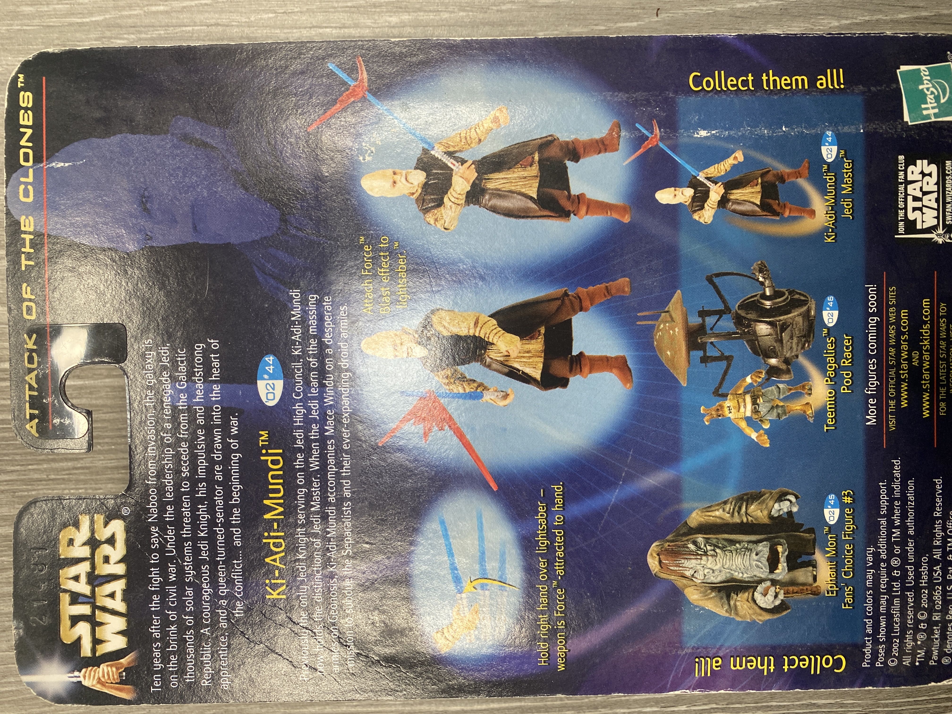 Ki-Adi-Mundi (Jedi Master) - Star Wars (Attack Of The Clones) - Hasbro (Star Wars) action figure collectible [Barcode 076930849125] - Main Image 2