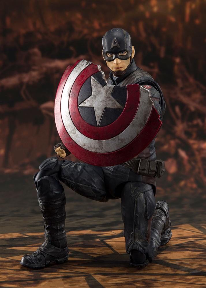 Captain America (Final Battle Edition) - Bandai/Tamashii Nations (Avengers: Endgame) action figure collectible [Barcode 4573102587312] - Main Image 4