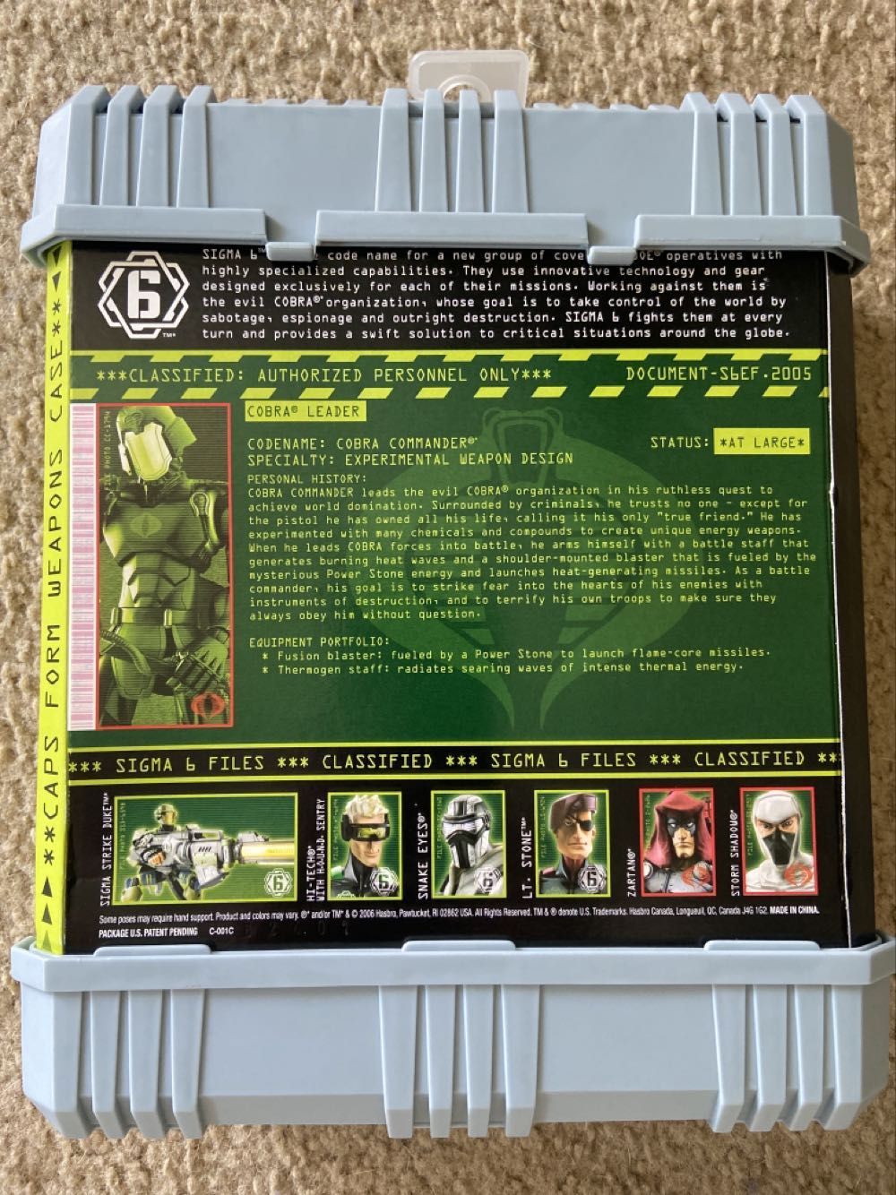 G.I. Joe Cobra Commander W2 (Sigma6) - Hasbro (G.I. Joe - Sigma6) action figure collectible [Barcode 653569160489] - Main Image 2