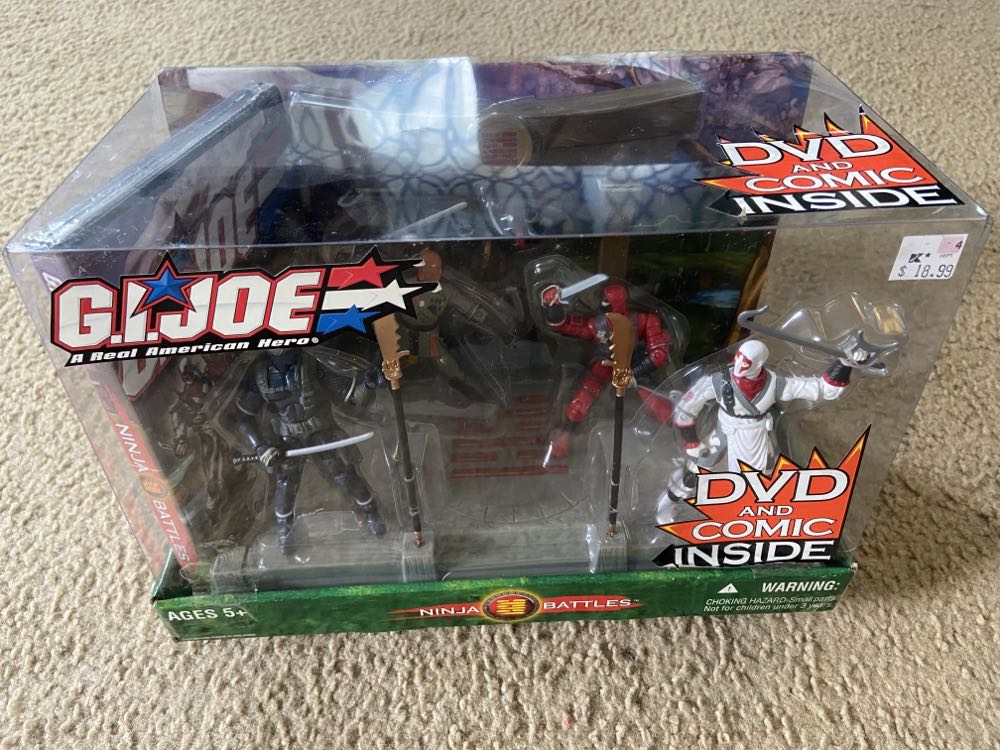 GI Joe Real American Hero Ninja Battles - Hasbro (GI Joe vs. Cobra) action figure collectible [Barcode 653569035312] - Main Image 4