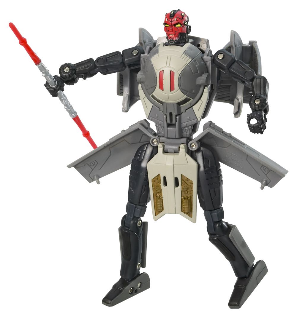 SW TF Darth Maul Sith Infiltrator - Hasbro (Star Wars Transformers Crossovers) action figure collectible [Barcode 653569131328] - Main Image 3