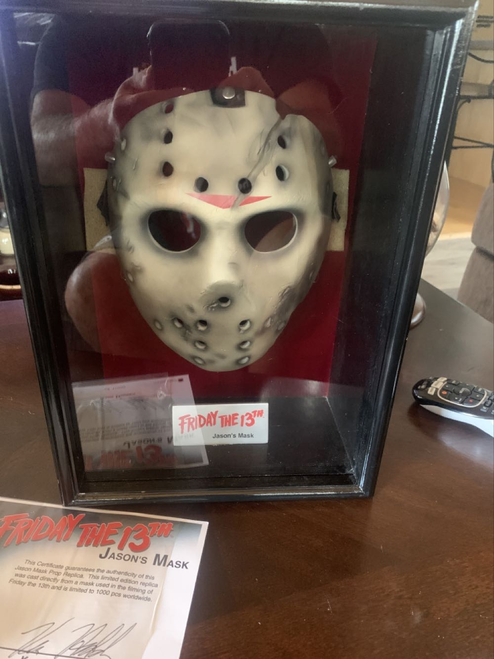Friday The 13th- Jason Mask 1/1000 - Neca (Friday The 13th) action figure collectible [Barcode 634482397060] - Main Image 2