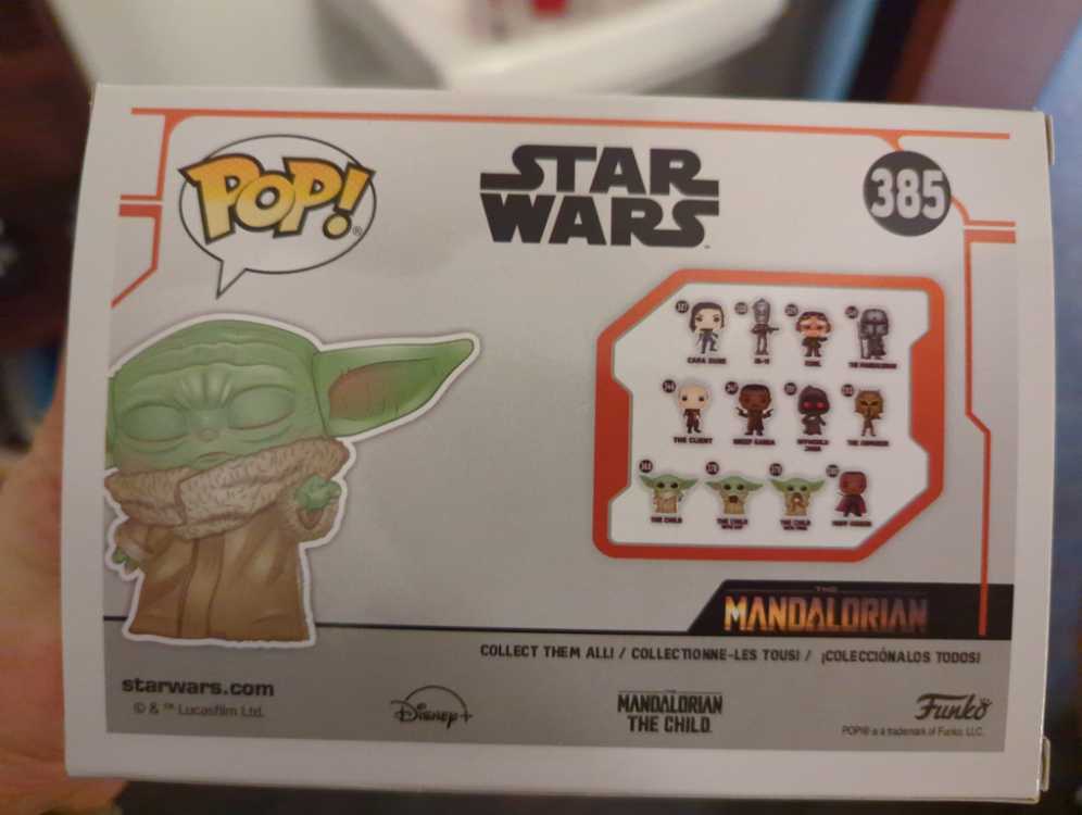 Star Wars Grogu The Child Force Wielding #385 - Funko (Television) action figure collectible [Barcode 889698502092] - Main Image 2