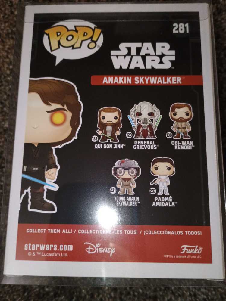 Pop Anakin Skywalker Walgreens Exclusive 281 - Funko (Star Wars) action figure collectible [Barcode 889698316811] - Main Image 3