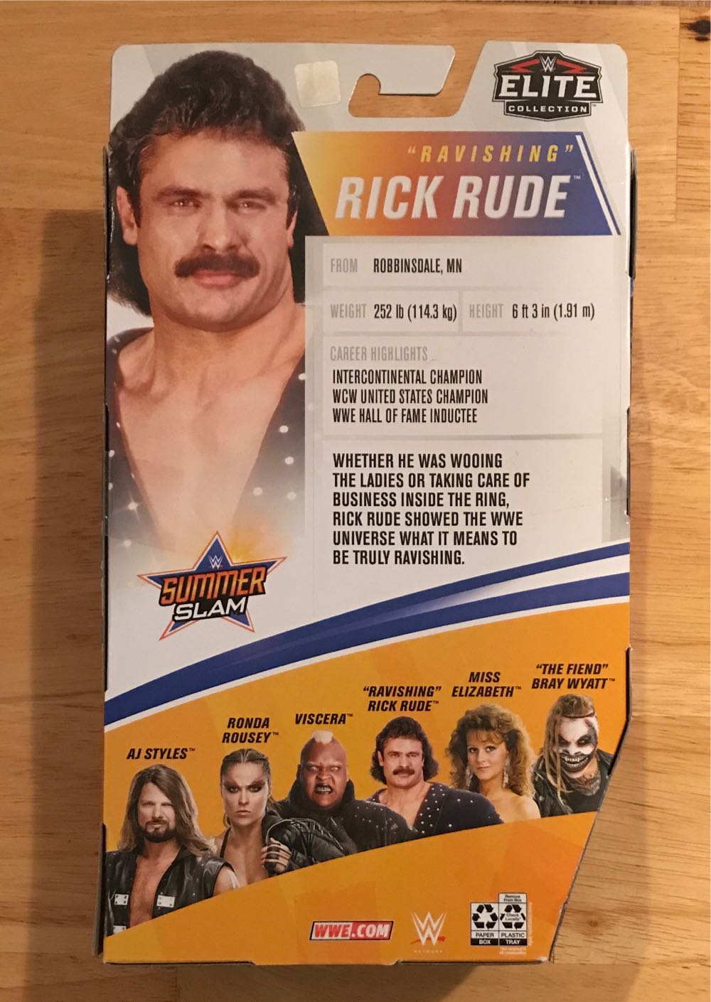 Ravishing Rick Rude - Mattel Inc (Elite Collection) action figure collectible [Barcode 887961833669] - Main Image 3